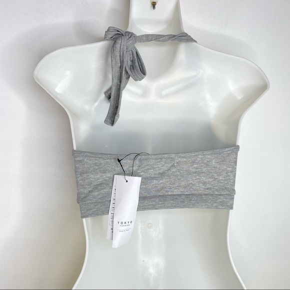 NWT Tokyo Fashion Crop Halter top - Picture 4 of 6